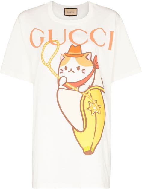 bananya x gucci cotton t-shirt